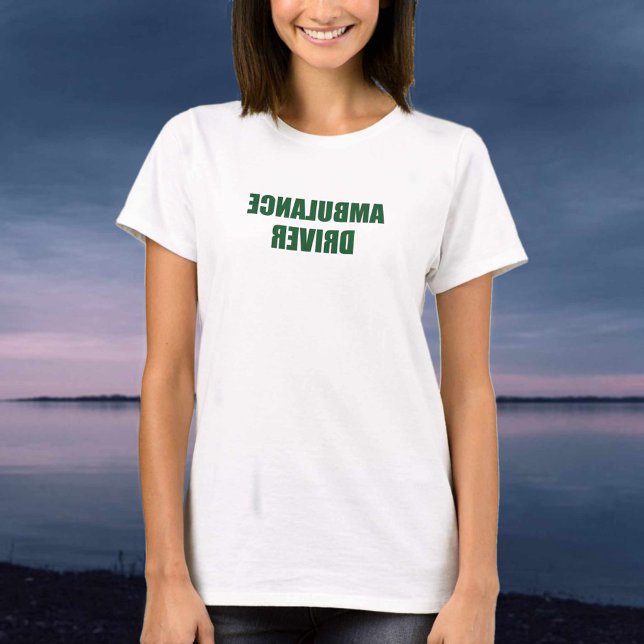 Camiseta Motorista de Ambulância (Criador carregado)