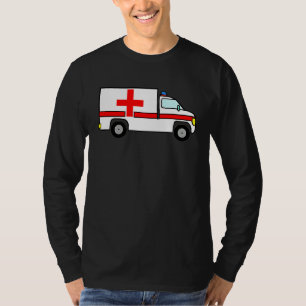 Camiseta Motorista De Ambulância Ambulância Salvadora De Vi