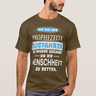 Camiseta Motorista de barramento diz aniversário de present
