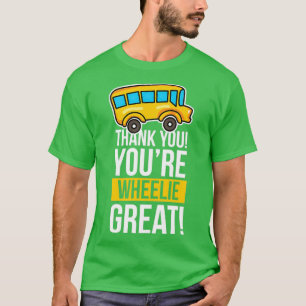 Camiseta Motorista de barramento Obrigado excelente Anivers