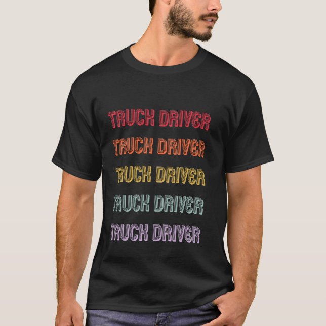 Camiseta Motorista de Caminhão (Frente)