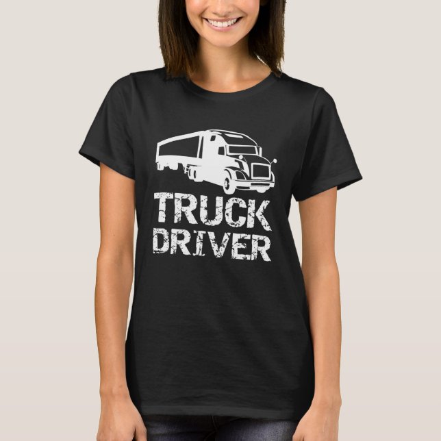 Camiseta Motorista de Caminhão (Frente)