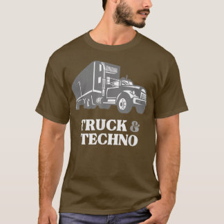 Camiseta Motorista de caminhão adora caminhão e técnico