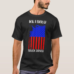 Camiseta Motorista de Caminhão Aposentado, aposentadoria 4 