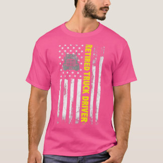 Camiseta Motorista de Caminhão Aposentado Linha Dourada Ban