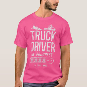 Camiseta Motorista De Caminhão-Caminhão De Viagem De Caminh