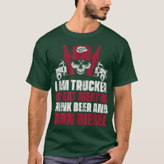 Camiseta Motorista de caminhão - Caminhão Grande Engraçado2