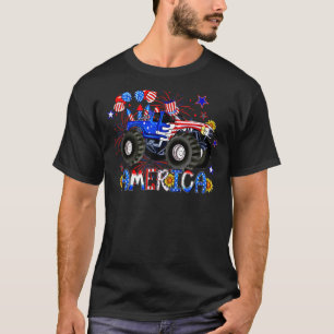 Camiseta Motorista De Caminhão Da Sinalizador Americana Sem