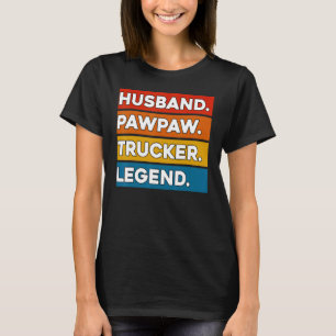 Camiseta Motorista De Caminhão De Caminhão De Legenda Do Ma