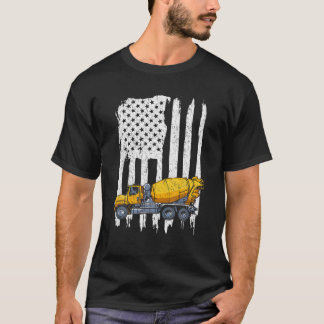Camiseta Motorista de Caminhão de Cimento Patriótico Mistur