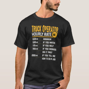 Camiseta Motorista de Caminhão de Tarifa Horária