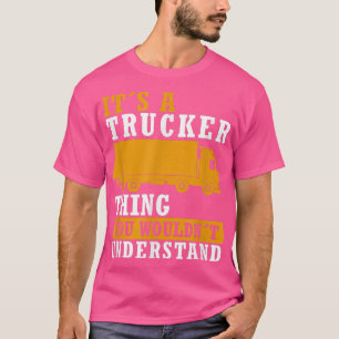 Camiseta Motorista De Caminhão Dizendo Trabalho Engraçado C