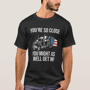 Camiseta Motorista de Caminhão Engraçado Cita Grande Porco 