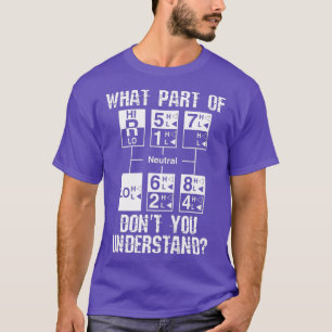 Camiseta Motorista De Caminhão Engraçado Oferece 18 Veloc