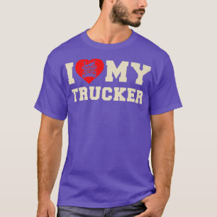 Camiseta Motorista De Caminhão Eu Amo Meu Caminhoneiro