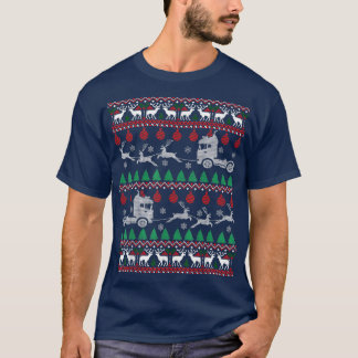 Camiseta Motorista De Caminhão Feio De Natal Doador Xmas C