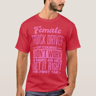 Camiseta Motorista De Caminhão Feminino Encontra-Se Bem Na 