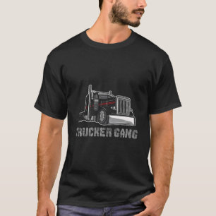 Camiseta Motorista de caminhão - Gangue de caminhoneiro gra