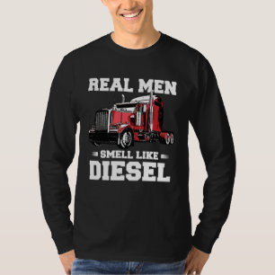 Camiseta Motorista de caminhão homens marido semi-reboque m