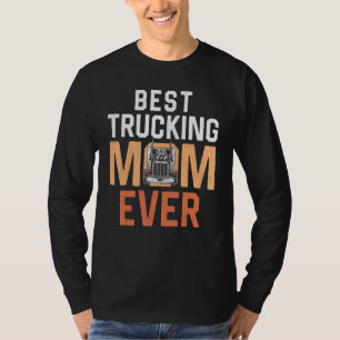 Camiseta Motorista de caminhão Mãe Vintage Melhor Caminhão