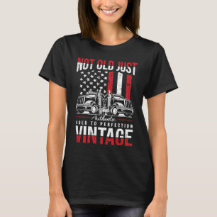 Camiseta Motorista De Caminhão Nos Bandeira Caminhando Um T