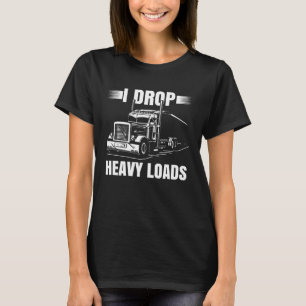 Camiseta Motorista De Caminhão Para Pai De Caminhão Semi Ho