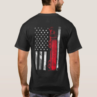 Camiseta Motorista de Caminhão Semi, Bandeira Americana, 18