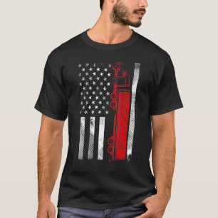 Camiseta Motorista de Caminhão Semi-Reboque Bandeira Americ