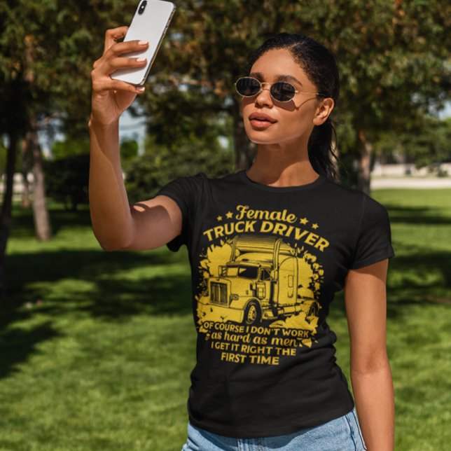 Camiseta Motorista de caminhonete com orgulho (Criador carregado)