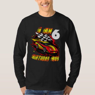 Camiseta Motorista de carros correndo de crianças Eu tenho 