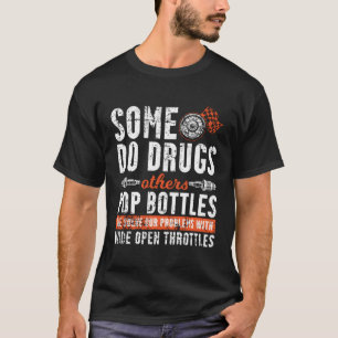 Camiseta Motorista de Corrida Dizendo Turbo