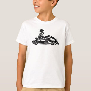 Camiseta Motorista de corrida Go-kart Kart - Presente Retro