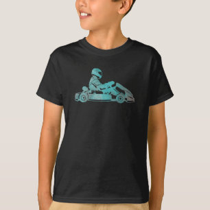 Camiseta Motorista de corrida Go-kart Kart - Presente Retro