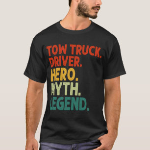 Camiseta Motorista de Guincho Herói Mito Lenda Vintage Guin