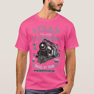 Camiseta Motorista de locomotiva a vapor 1