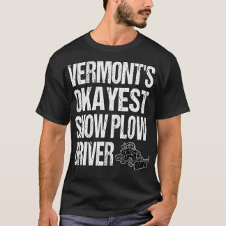 Camiseta Motorista de Neve mais Okayest da Vermont