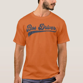 Camiseta Motorista de Ônibus Bonito Amigos Vintage