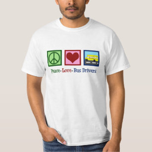 Camiseta Motorista de Ônibus da Peace Love School