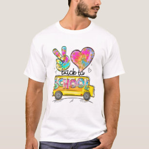 Camiseta Motorista De Ônibus Da Peace Love School Cuida De