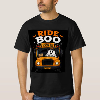 Camiseta motorista de ônibus de Halloween