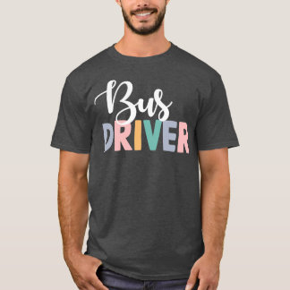Camiseta Motorista de ônibus de professor de apoio escolar