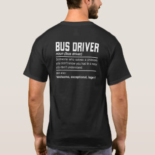 Camiseta Motorista de Ônibus Definição Projeto Escola Ônibu