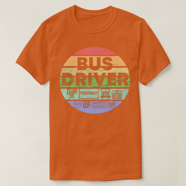 Camiseta Motorista de ônibus dizendo oferta de ônibus para  (Frente do Design)