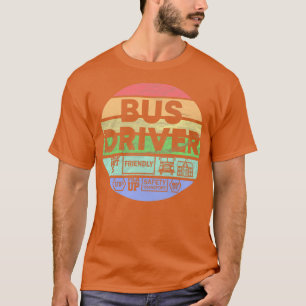 Camiseta Motorista de ônibus dizendo oferta de ônibus para