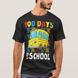 Camiseta Motorista De Ônibus Escolar 100 Dias De Ocupação R