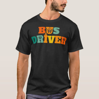 Camiseta Motorista De Ônibus Escolar Chauffeur Cl