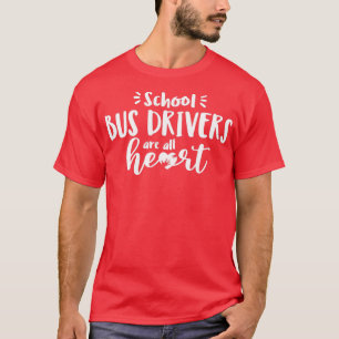 Camiseta Motorista de ônibus escolar de volta à escola