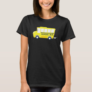 Camiseta Motorista de ônibus escolar de volta às aulas engr