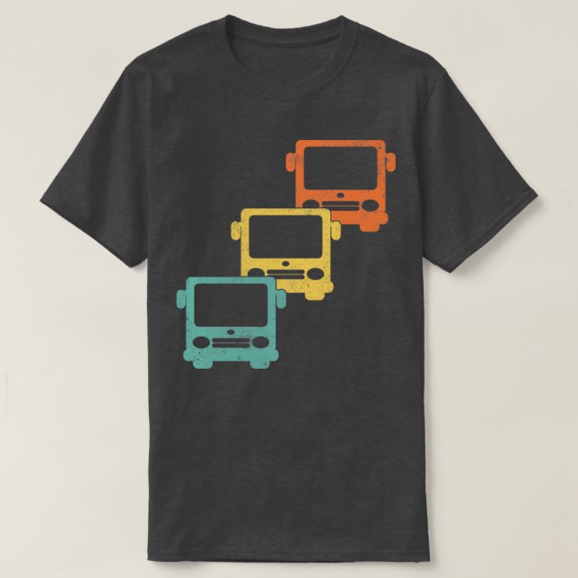 Camiseta Motorista de ônibus escolar Skoolie (Frente do Design)