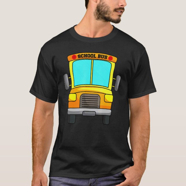 Camiseta Motorista de ônibus escolar Trânsito de Estudantes (Frente)